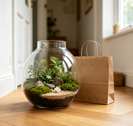 Moss Memory Micro Landscape Terrarium Delivery