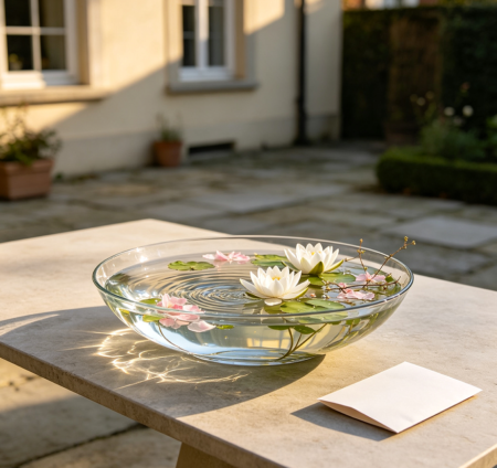 Ripple Floating Water Floral Arrangement