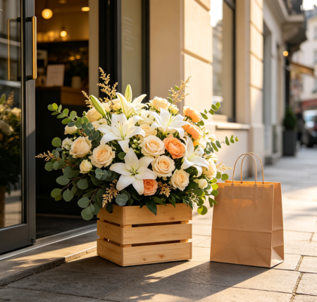 Dawn Grand Opening Celebration Flower Basket
