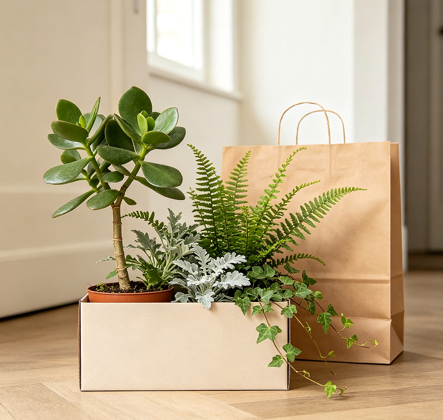 Quiet Growth Foliage Plant Gift Box Delivery