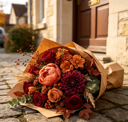 Berry Autumn Fall Fruit Bouquet Delivery