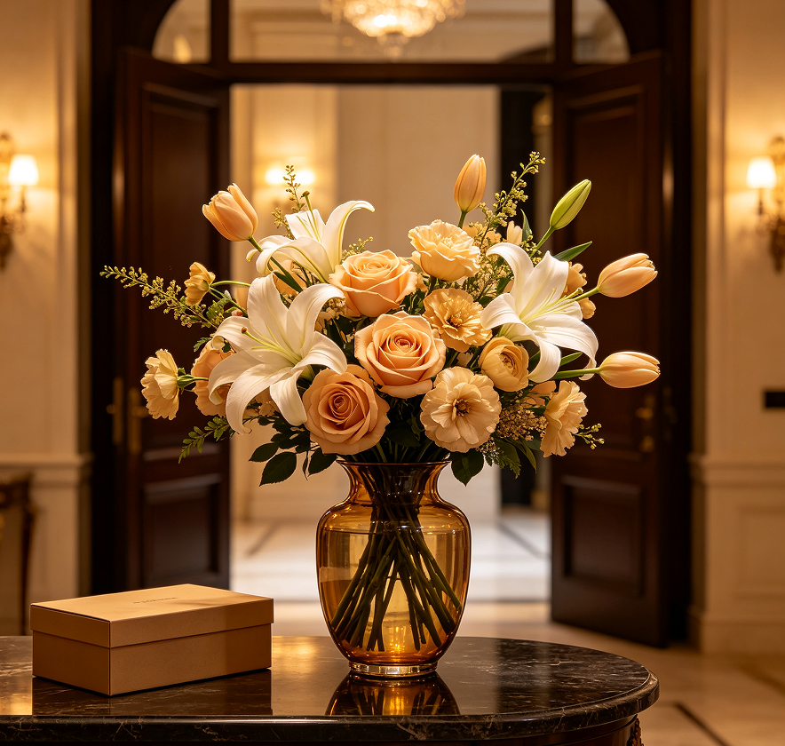 Golden Era Luxury Vase Flower Express