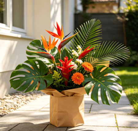 Jungle Dance Tropical Foliage Combo Delivery
