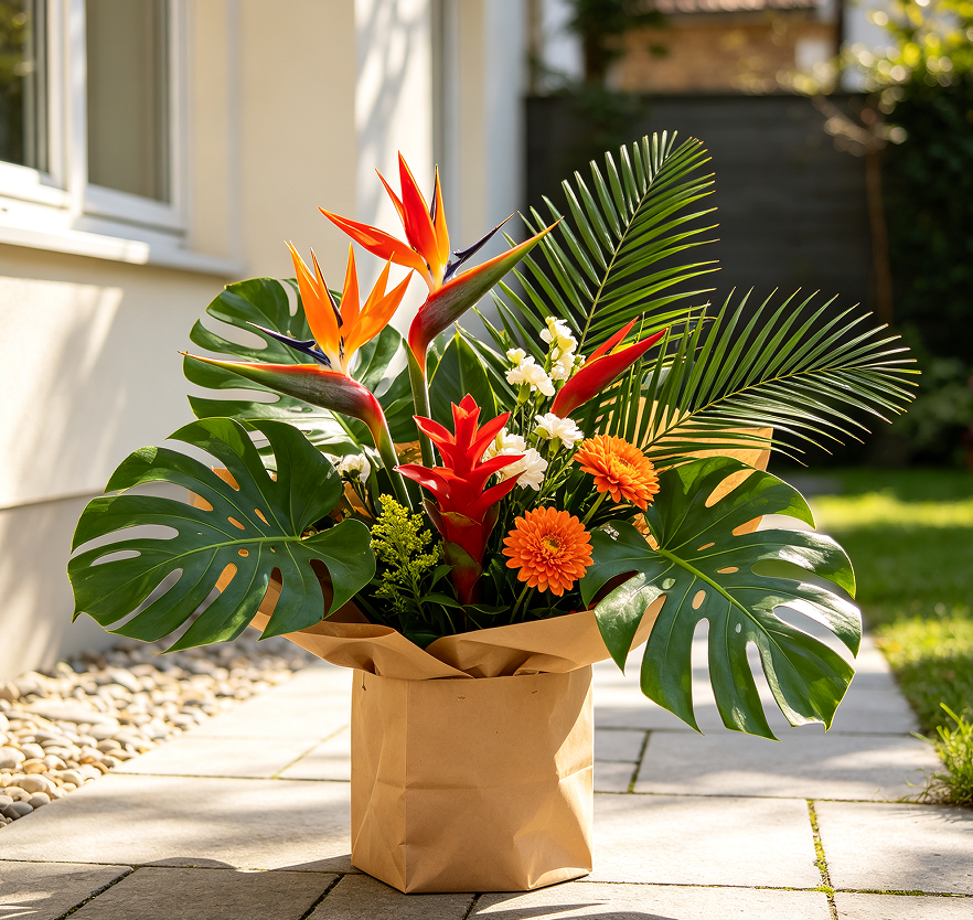 Jungle Dance Tropical Foliage Combo Delivery